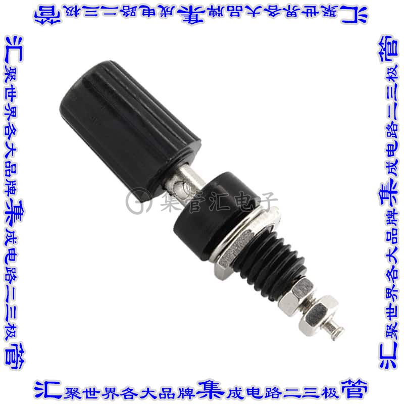 PRT-09740 接插件连接器CONN BIND POST KNURLED BLACK