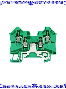 1905130000 端子块连接器4POS接地地面6.1mm绿色黄色10-30AWG