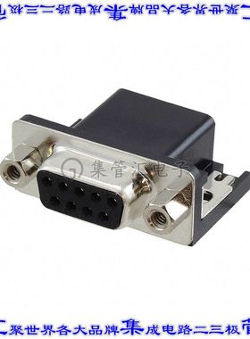 ADF09A-KG-TASB5 连接器9POS插座母插口2排D-Sub通孔直角