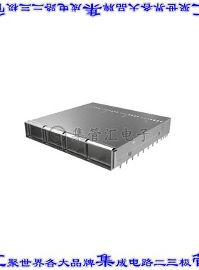 UE62B462302021 插拔式连接器机架成组(1 x 4)QSFP面板安装通孔直