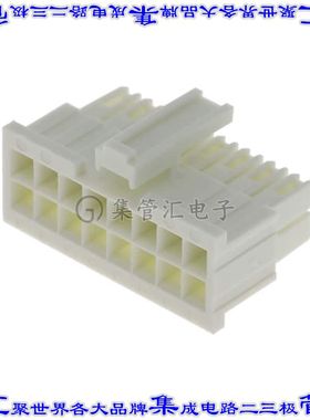 IPD1-08-D-P 矩形连接器外壳16POS插座2排2.54mm母形插口白色自由