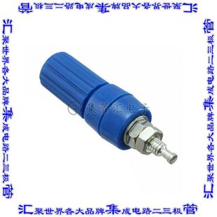 接插件连接器CONN BIND POST BLUE FLUTED P3760