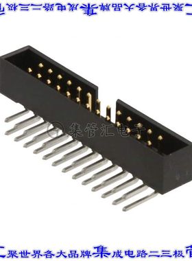 AWHW2 26A-0202 针座连接器26POS接头2排2mm公形插针通孔直角镀金