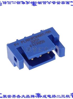 PLA03M3N0A1/AA 背板连接器3POS接头公引脚5mm通孔蓝色