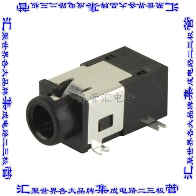 SJ2-2503A-SMT-TR 接插件连接器AUDIO JACK, 2.5 MM, RT, 4 CONDU