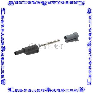 接插件连接器CONN BANANA PLUG CT2631 SLDR STACK BLK