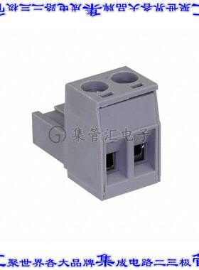 5435721 端子块连接器2POS插头母插口5.08mm灰色自由悬挂