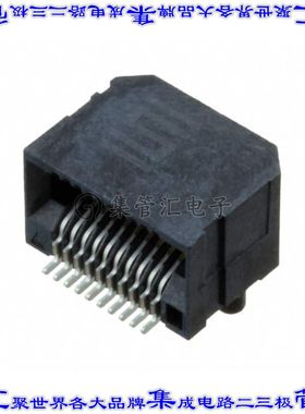 MEC6-110-02-L-D-RA1 卡边缘连接器20POS母头2排0.64mm黑色镀金