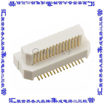 AXK6S30547YG 板对板连接器30POS接头外罩触点2排0.5mm表贴SMD镀