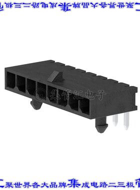 2157602006 针座连接器6POS接头3mm公形插针通孔直角镀金