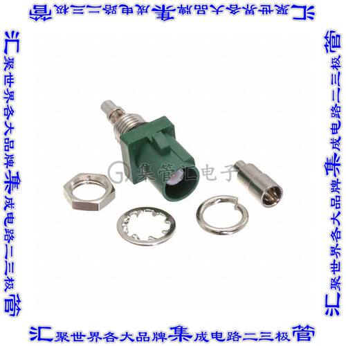 RF55-24E-T-09-50-A-SH 同轴连接器SMB插头公引脚压接50欧姆面板