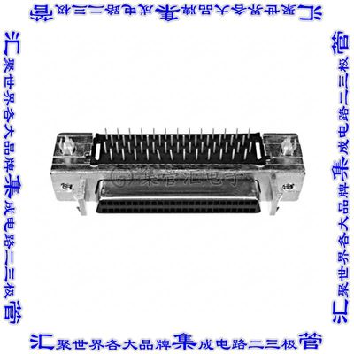 5787082-5 连接器50POS插座母插口2排D-TYPE型板边缘