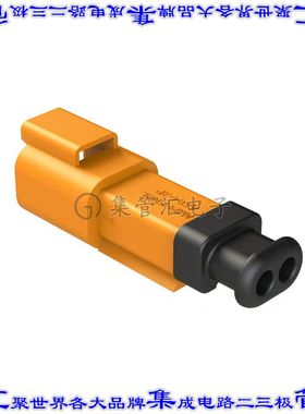 AT04-2P-SR01ORG 矩形连接器外壳2POS插座公形引脚橙色自由悬挂