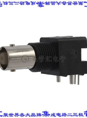 227161-6 同轴连接器BNC插孔母形插口焊接50欧姆面板安装通孔直角