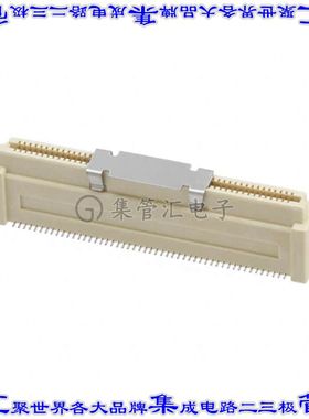 5084616-4 板对板连接器100POS插座外罩触点2排0.8mm表贴SMD镀金