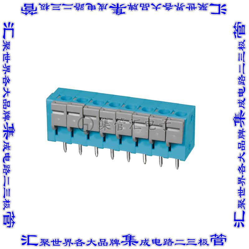 TBL004V-508-08BE-2GY 线对板连接器8POS接线端子5.08mm通孔垂直