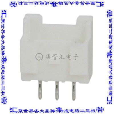 2132415-3 针座连接器3POS接头2.5mm公形插针通孔直针锡