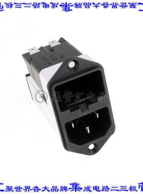 4303.5003 电源接入连接器3POS插座公插片模块IEC320-C14面板安装