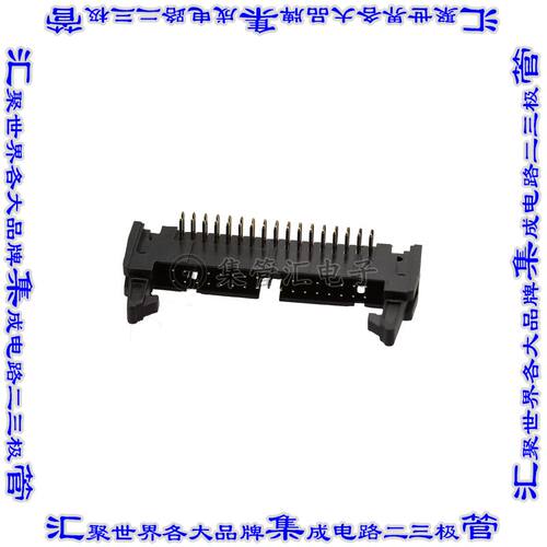 MHR-34-HUAL 针座连接器34POS接头2排2.54mm公形插针通孔直角镀金
