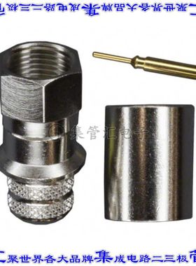 222175 同轴连接器F型插头公引脚压接75欧姆自由悬挂