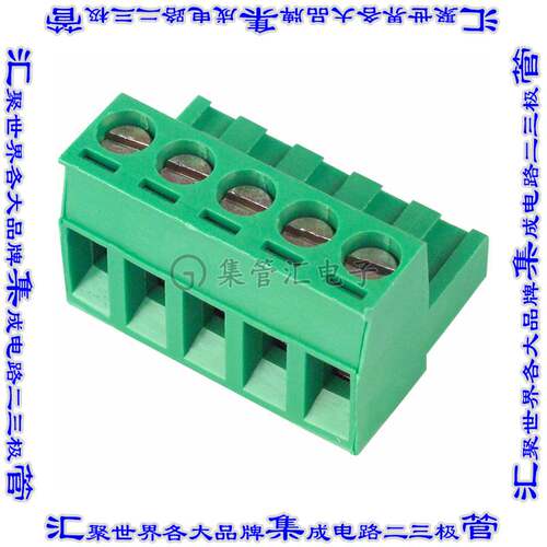 ED950/5 端子块连接器5POS插头母插口5mm绿色自由悬挂