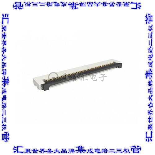 F34G-1A7Q1-E8C40 连接器40POS FFC/FPC 0.5mm触点底部表面贴装直
