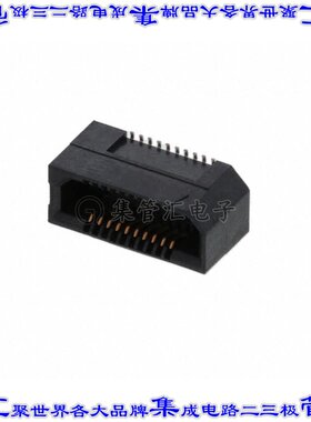 ERF8-010-07.0-L-DV-K-TR 板对板连接器20POS插口外罩触点2排0.8m