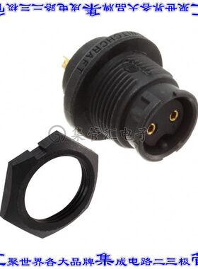 EN3P2F16X 圆形连接器2POS插座母插口焊杯镀金面板安装