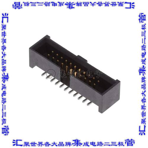 SHF-111-01-L-D-SM 针座连接器22POS接头2排1.27mm公形插针表贴SM