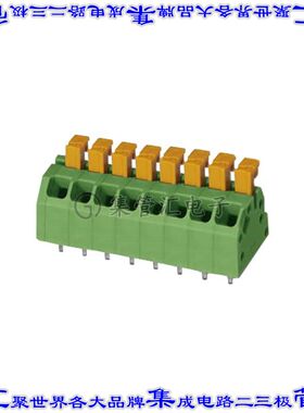 1864341 线对板连接器8POS接线端子3.5mm通孔45角度带板