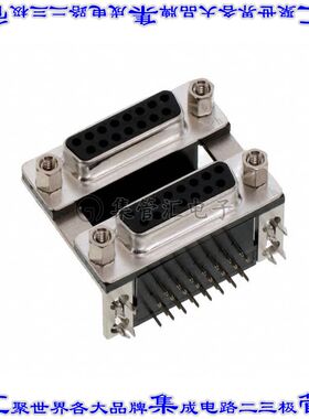 L17H2440131 连接器15,15插座母插口D-TYPE型通孔直角