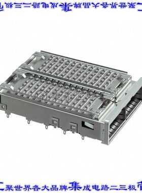 2227103-1 插拔式连接器外壳成组(1 x 2)ZQSFP+通孔直角压配