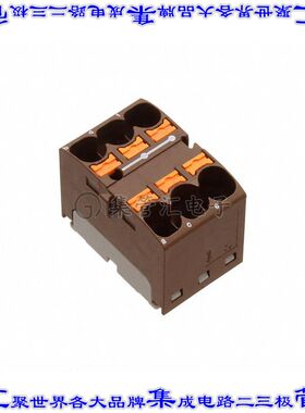 3273932 接线板专用连接器6POS中等18.5mm棕色
