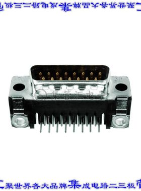 5747236-2 连接器15POS插头公引脚2排D-Sub通孔直角