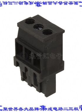 395333003 0395333003端子块连接器3POS插头母插口5.08mm黑色自由