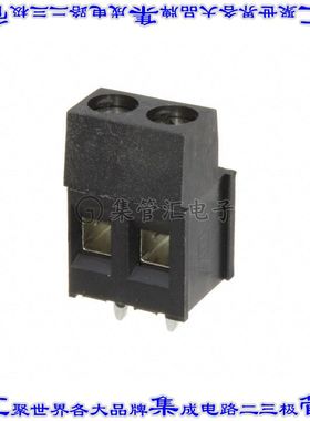 796682-2 线对板连接器2POS接线端子5mm通孔水平带板