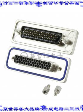 15-000553 连接器44POS插座母插口3排D-Sub高密度面板安装通孔