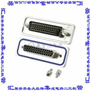 15-000553 连接器44POS插座母插口3排D-Sub高密度面板安装通孔