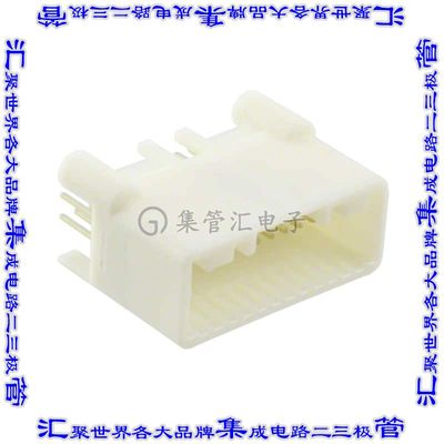 1376111-2 针座连接器24POS接头2排2.2mm公形插针通孔直针锡