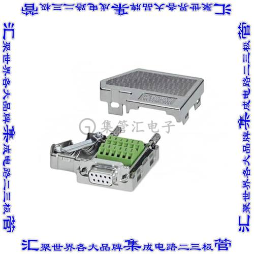 2761871 连接器9POS插座母插口2排D-Sub自由悬挂