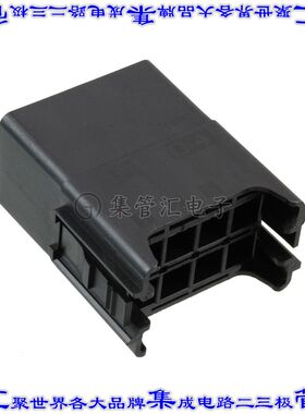 1871417-1 矩形连接器外壳8POS插头2排公形引脚黑色自由悬挂