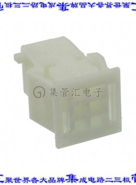 2-968291-2 矩形连接器外壳6POS插座2排2.54mm公形引脚天然色自由