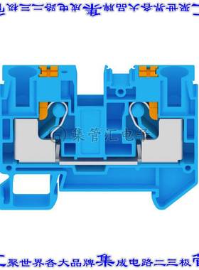 REB-B2E-BU 端子块连接器2POS馈通式10.2mm蓝色6-20AWG