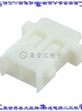 ES9S002SZA 矩形连接器外壳2POS插座3mm母形插口白色自由悬挂