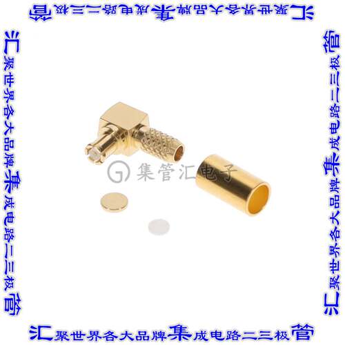 MMCXV-P-C-HF-RA-CA1 同轴连接器MMCX插头公引脚焊接50欧姆自由悬