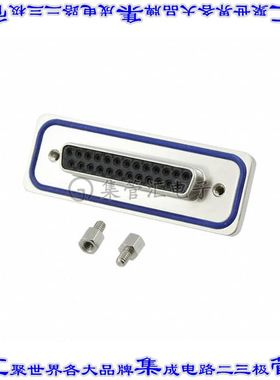 15-000473 连接器25POS插座母插口2排D-Sub面板安装通孔