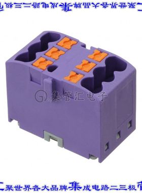 3273280 接线板专用连接器6POS中等15.6mm紫色