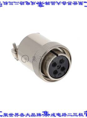 RM15TP-4SA(81) 圆形连接器4POS插头母插口焊接银自由悬挂