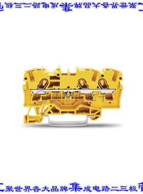 2004-1306 端子块连接器3POS馈通式6.2mm黄色10-20AWG