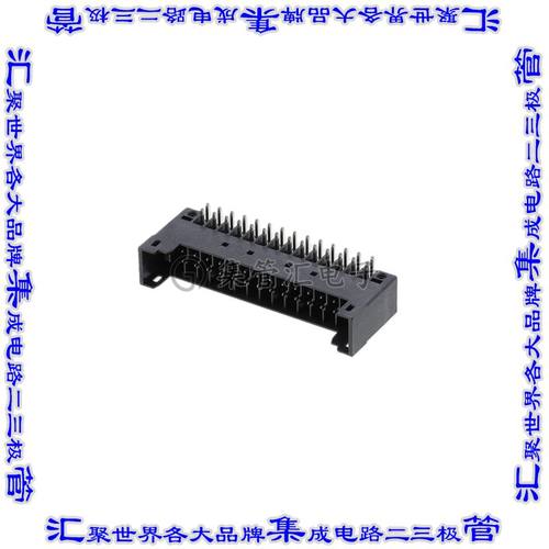 XW4M-28D2-H1DS 端子块连接器28POS接头公引脚带罩2排3.5mm黑色90